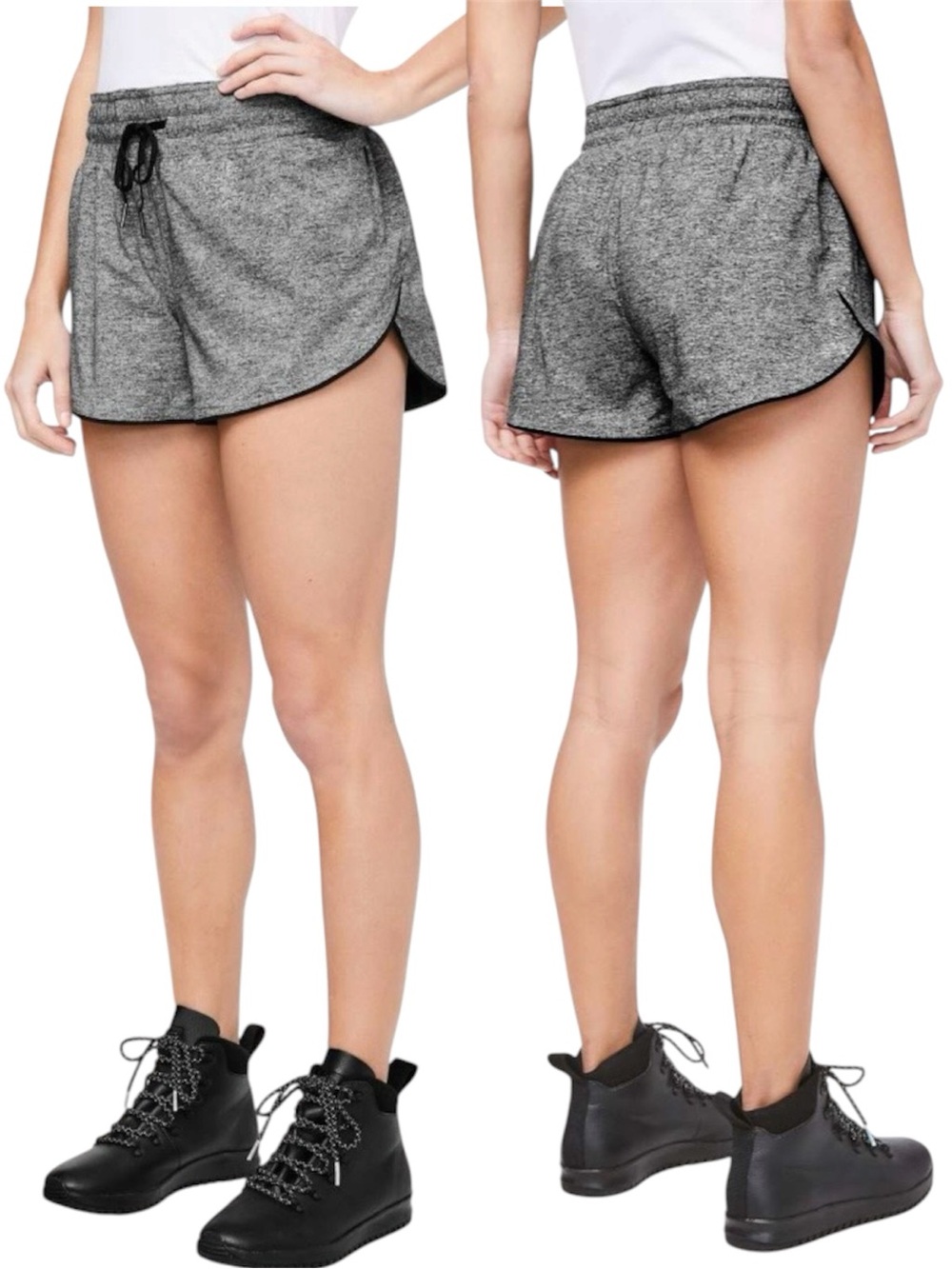 Lululemon Choose A Side Short 3” Heather Lux Multi Black 2